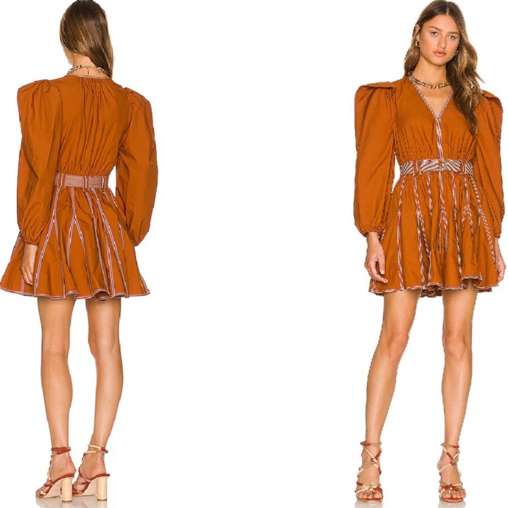 ULLA JOHNSON Corliss mini dress Sz 6 - Picture 4 of 8